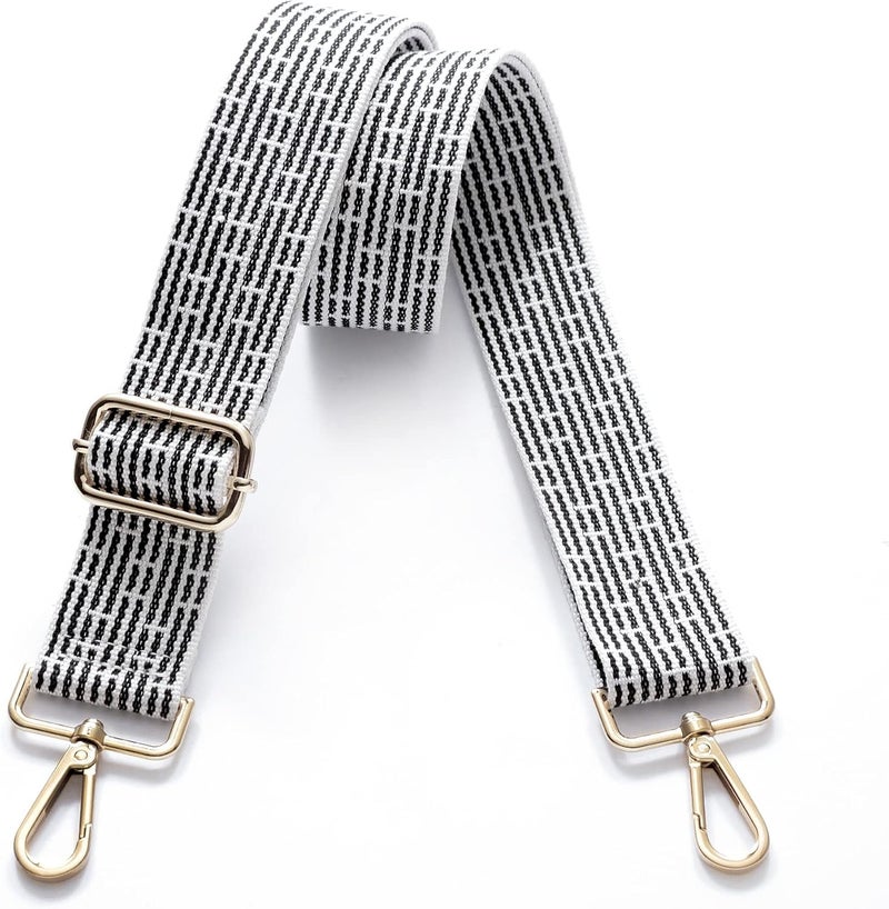 S-Jacorry Purse Strap Replacement Crossbody Wide Shoulder Strap Adjustable Canvas Straps Handbag Strap Replacement Belts - Image 1